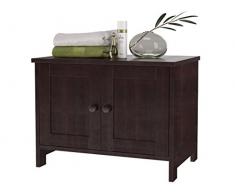 LifeStyleDesign - Panca Joy, in Legno Havanna Laccato, 60 x 40 x 45 cm