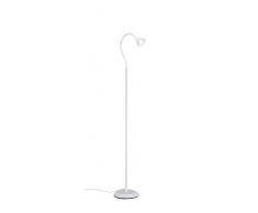 Reality Leuchten r42391101Â Viper a +, LED Lampada da terra, metallo, 4, 2Â Watts, integrato, Bianco, 37Â x 21Â x 135Â cm