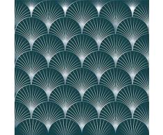 Plage 6 Piastrelle adesive Laminate ARBOREA, Blu, 15x15cm