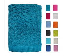 DHestia - Set di Asciugamani da Bagno e Doccia in Cotone 100%, 500 g/m², Colori e Misure Grandi, 50 x 100 cm, Confezione da 3 Pezzi