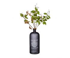 Relaxdays 10020393 Vaso Decorativo, Nero, 13.5x13.5x32 cm