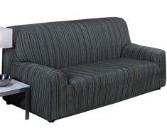 Martina Home Custodia di Divano Elasticizzato Modello Mejico 2 posti Blu, tela