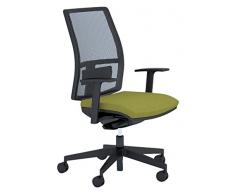 The Quadrifoglio Group Oltre Sedia Alta, Poliuretano, Verde, 74x74x112 cm