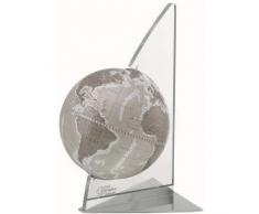 Zoffoli - Mappamondo in Cartone, 41 x 22 x 41 cm, Colore: Grigio Chiaro