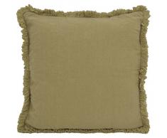 Erba Barcelona lovelinen Cuscino Decorativo Strisce Moderno 45x45x13 cm Verde (Thyme)