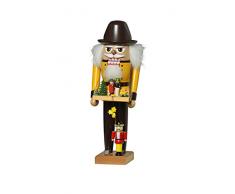 KWO Olbernhau Tedesco di Natale Schiaccianoci Toysalesman - 28 cm / 11 Pollici - Autentica Schiaccianoci Erzgebirg
