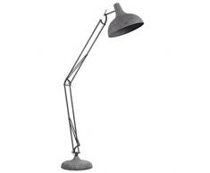 Brilliant 10858/70, lampade da soffitto, in metallo, 60Â W, E27, Grigio Cemento, 70Â x 70Â x 180Â cm