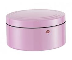 Wesco Biscottiera, Acciaio Inossidabile, Acciaio Inox, Rosa, 24 x 24 x 12.5 cm