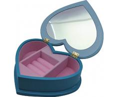 Disney Frozen - Portagioie in Legno a Forma di Cuori, 2 Pezzi, per Armadio, portagioie, Decorazioni per Feste, Articoli per la casa, Unisex, per Adulti, Multicolore (Multicolore), Unico