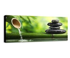 Engardo 40ZE28 Canvas Fontana Zen, Multicolore, 100x2x10 cm