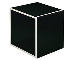 Absolute Deal, scaffale a cubo, in Legno, Nero, 35 x 30 x 35 cm