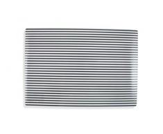 Villa dEste Home Tivoli Stripes Tovaglietta Vinile Righe Grigio Scuro