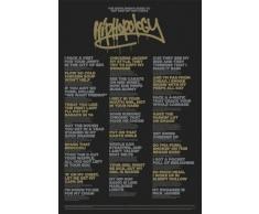 1art1 59898 Poster Humour: Hiphopology 91 x 61 cm, La Grande Guida del Rap e dellHip Hop in Inglese