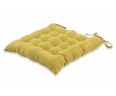 Galileo Casa 2420278 Cuscino Sedia, Poliestere, Verde, 40x40x7 cm