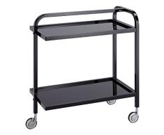 Twist Design Kansk Carrello Cucina, Metallo, Nero, Taglia Unica