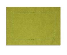 Excelsa Cottage Tovaglietta, Cotone, Verde, 48x33x1 cm