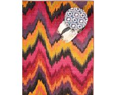 benuta 4053894314490-Tappeto Liguria per Soggiorno e Camera da Letto, Fibra Sintetica, Multicolore, 160 x 235 x 0.02 cm
