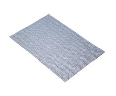 Kitchen Craft Tovaglietta in Vinile Intrecciato, 45 x 30 cm, Colore: Blu, PVC e Poliestere, 45 x 30 x 0.1 cm