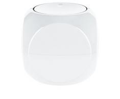 Spirella 10.19163Â Dice White Pattumiera, 1Â L Pattumiera Bagno, Plastica, Bianco, 14Â x 14Â cm