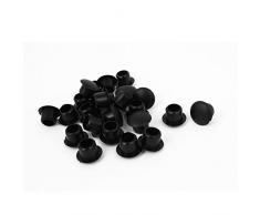 sourcingmap 11Â mm Diametro Interno Non scivola Fondo Poltrona Gamba Piede coperture Supporti 24Â pz