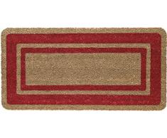 Floormad Cocco Zerbino, Fibra/Vinile, Rosso, 50x100