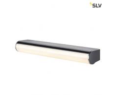 SLV Maryline - Lampada da parete a LED, per esterni, IP44, 3000 K, 10 W, in alluminio cromato