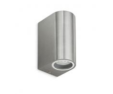 Prolight 558200033Â Up/Do W illuminazione applique led metallo grigio