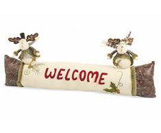 Galileo Casa Renna Paraspifferi, Tessuto, Multicolore, 86x10x30.5 cm