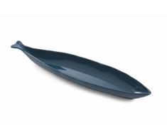 Villa dEste Home Tivoli 2417512 Piatto Portata Lungo, Gres, Blu