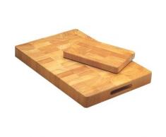 Winware, Tagliere Rettangolare in Legno (Food Grade Tagliere di Attraente sezioni di Legno. Estremamente Resistente e Robusto, a Un Ottimo Prezzo)