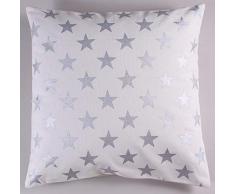 La Finesse Copricuscino Decorativo Quadrato 50 x 50 cm per la casa in Cotone per Soggiorno Divano Camera da Letto cc328, Tessuto colorato, Taglia Unica