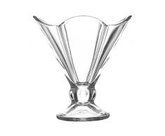 Ravenhead Entertain set di 2Â bicchieri da 18Â cl petalo coppe da dessert, trasparente