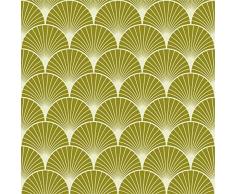 Plage 6 Piastrelle adesive Laminate Arborea Bronzo, Giallo, 15x15cm