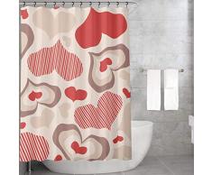 Bonamaison Tende da Doccia, Poliestere, Multicolore, 155x220 cm