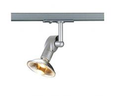 SLV, Faretto LED per illuminazione su binario, incl. adattatore monopolare, GU10