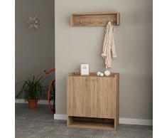 DECORTIE by Homemania Mobile ingresso, MOBILE INGRESSO Ovo, Sonoma, sonoma