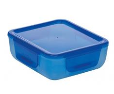 Aladdin Lunchbox Brotdose, Blau 33710 Easy Keep Lid Contenitore per Il Pane, 0, 7l, Lunch Box, Plastica, Blu, 13, 7 X 16 X 5, 3 cm, Blue, 0.7L