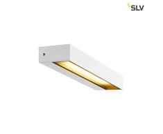 SLV PEMA WL, Lampada da parete a LED, per esterni, IP54, bianco, 3000 K, alluminio, 7,7 W