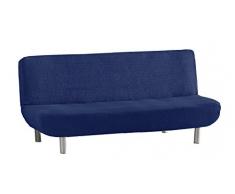 Eysa Aquiles Copridivano Elastico Clic Clac 3 Posti, Poliestere-Cotone, Blu, 37x29x9 cm