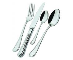 BUGATTI, IN - 053S85, Set di Posate da Pesce England, 12 pz, in Acciaio, 36 x 26 x 6 cm, Argento (Stahlgrau)