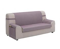 Martina Home Culla cubresofa, Tessuto, Rosso, 210Â x 130Â x 6.5Â cm