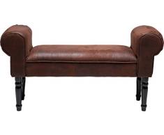 KARE Panca Wing Vintage, Marrone, 54 x 30 x 100 cm