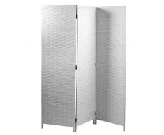 Vacchetti Giuseppe 42017200GR Paravento, 3 Ante, Carta, Grigio Chiaro, 40 x 41 x 175 cm