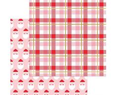 MY MINDS EYE, INC. Holly Jolly PAPR 12 Santa CLAU, Arriva Babbo Natale, taglia unica