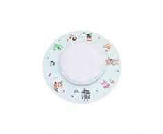 Elobra - Lampada da soffitto a LED per bambini, effetto Starlight, in legno, 14 W, colore: verde menta