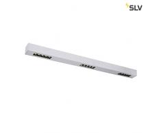 SLV Q-LINE CL, LED Indoor Lampada da soffitto, 1 m, BAP, Argento, 4000 K, Alluminio, 45 W, Grigio