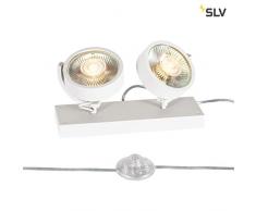 SLV Kalu lampada da terra, Alluminio, Bianco