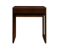 Furniture 247 - Scrivania portacomputer moderna per ufficio in rovere nero