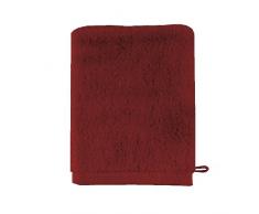 ESSIX - Guanto da Bagno Aqua, Cotone, Rosso - Garance, 16 x 21 cm