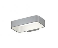 Rossini Illuminazione Klaus Lampada da Parete a LED Integrata, 5 W, Grigio